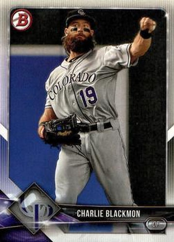 #53 Charlie Blackmon - Colorado Rockies - 2018 Bowman Baseball