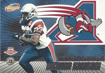 #53 Richard Karikari - Montreal Alouettes - 2003 Pacific Atomic CFL Football