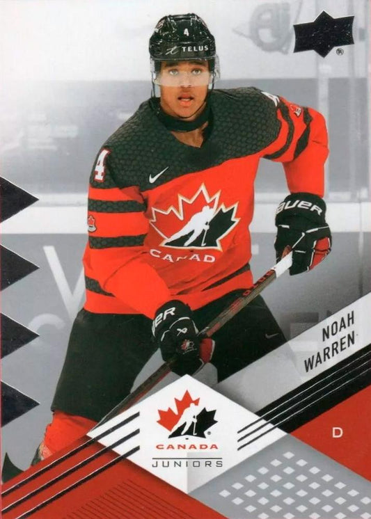 #53 Noah Warren - Canada - 2024 Upper Deck Team Canada Juniors Hockey