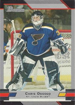 #53 Chris Osgood - St. Louis Blues - 2003-04 Bowman Draft Picks and Prospects Hockey