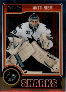 #53 Antti Niemi - San Jose Sharks - 2014-15 O-Pee-Chee Platinum Hockey