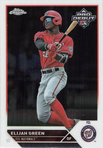 #PDC-53 Elijah Green - FCL Nationals - 2023 Topps Pro Debut - Chrome Baseball