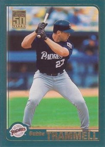 #T53 Bubba Trammell - San Diego Padres - 2001 Topps Traded & Rookies Baseball