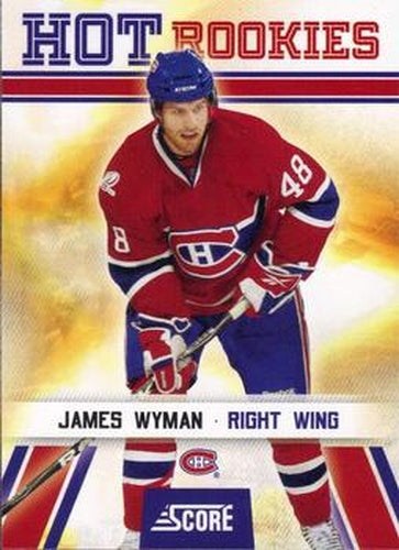 #540 J.T. Wyman - Montreal Canadiens - 2010-11 Score Hockey