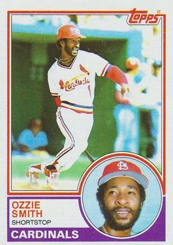 #540 Ozzie Smith - St. Louis Cardinals - 1983 Topps Baseball