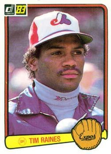#540 Tim Raines - Montreal Expos - 1983 Donruss Baseball