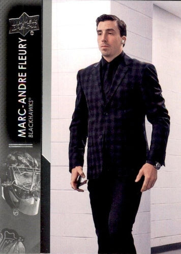 #540b Marc-Andre Fleury - Chicago Blackhawks - 2021-22 Upper Deck Hockey