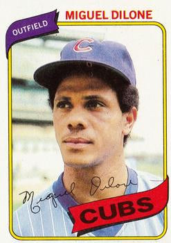 #541 Miguel Dilone - Chicago Cubs - 1980 Topps Baseball