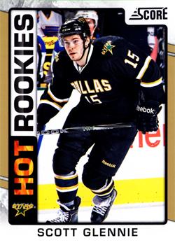 #541 Scott Glennie - Dallas Stars - 2012-13 Score - Gold Rush Hockey