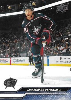 #541 Damon Severson - Columbus Blue Jackets -2023-24 Upper Deck Hockey