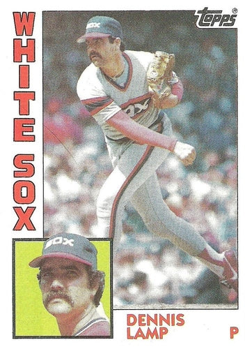 #541 Dennis Lamp - Chicago White Sox - 1984 Topps Baseball