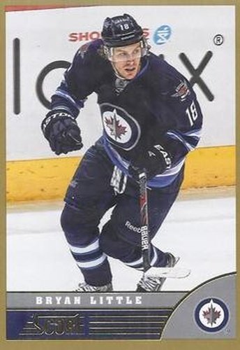#541 Bryan Little - Winnipeg Jets - 2013-14 Score - Gold Hockey