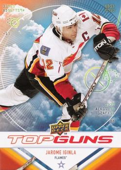 #TG5 Jarome Iginla - Calgary Flames - 2009-10 Upper Deck - Top Guns Hockey