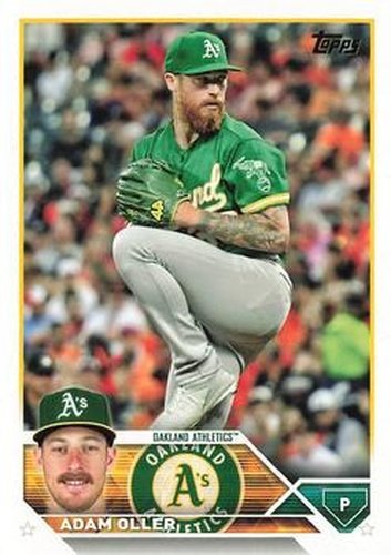 #542 Adam Oller - Oakland Athletics - 2023 Topps Baseball