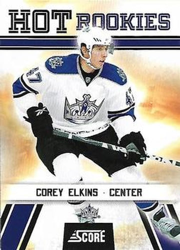 #542 Corey Elkins - Los Angeles Kings - 2010-11 Score Hockey