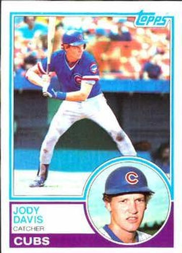 #542 Jody Davis - Chicago Cubs - 1983 Topps Baseball