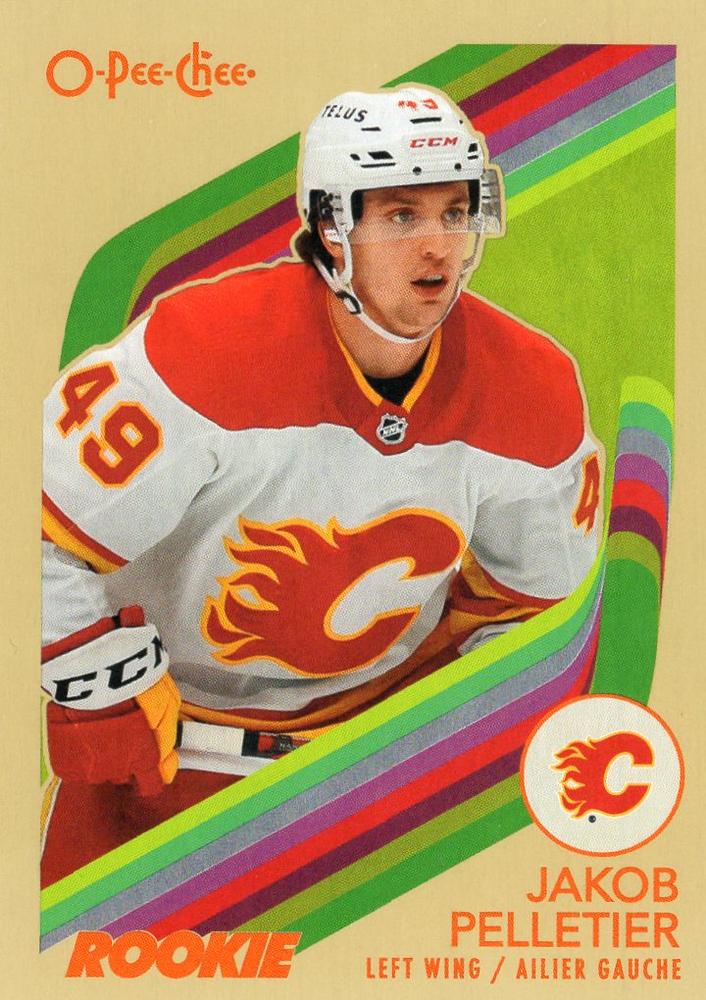#542 Jakob Pelletier - Calgary Flames - 2023-24 O-Pee-Chee - Retro Hockey