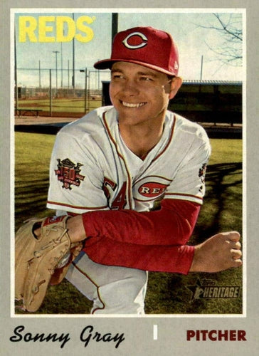 #543 Sonny Gray - Cincinnati Reds - 2019 Topps Heritage Baseball