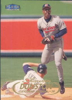 #543 Shawon Dunston - Cleveland Indians - 1998 Fleer Tradition Baseball