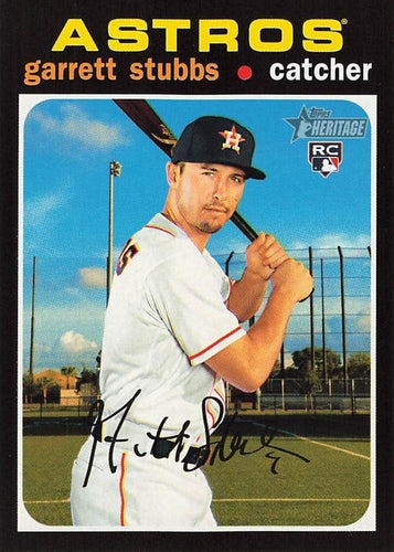 #543 Garrett Stubbs - Houston Astros - 2020 Topps Heritage Baseball
