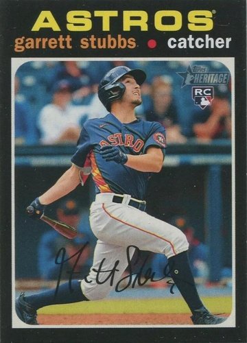 #543b Garrett Stubbs - Houston Astros - 2020 Topps Heritage Baseball