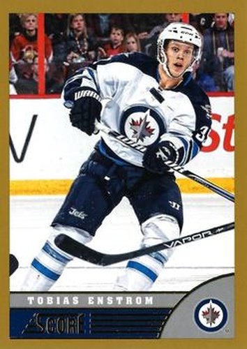 #544 Tobias Enstrom - Winnipeg Jets - 2013-14 Score - Gold Hockey