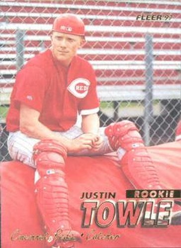 #544 Justin Towle - Cincinnati Reds - 1997 Fleer Baseball