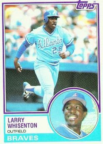 #544 Larry Whisenton - Atlanta Braves - 1983 Topps Baseball