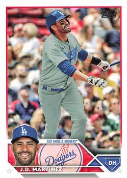 #544 J.D. Martinez - Los Angeles Dodgers - 2023 Topps Baseball