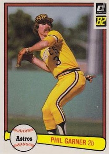 #544b Phil Garner - Houston Astros - 1982 Donruss Baseball