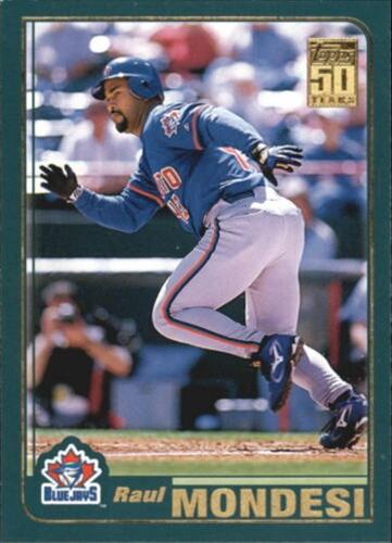 #545 Raul Mondesi - Toronto Blue Jays - 2001 Topps Baseball