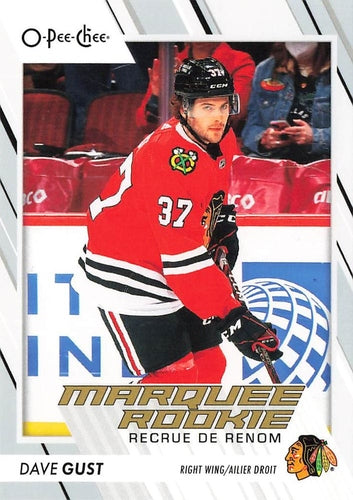 #545 David Gust - Chicago Blackhawks - 2023-24 O-Pee-Chee Hockey