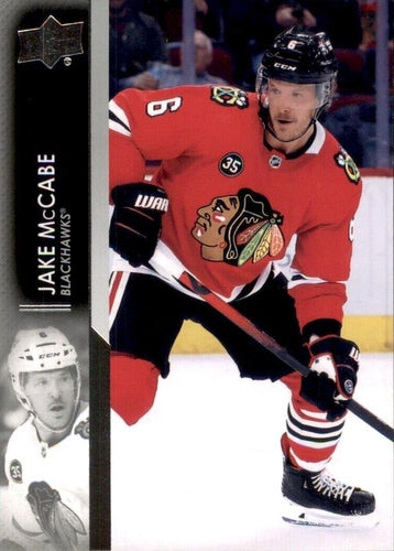 #545 Jake McCabe - Chicago Blackhawks - 2021-22 Upper Deck Hockey