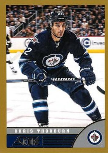 #545 Chris Thorburn - Winnipeg Jets - 2013-14 Score - Gold Hockey