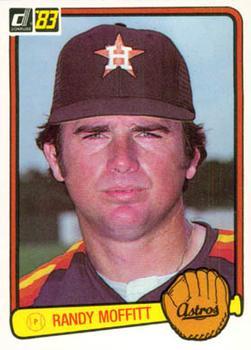 #545 Randy Moffitt - Houston Astros - 1983 Donruss Baseball