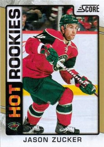 #545 Jason Zucker - Minnesota Wild - 2012-13 Score - Gold Rush Hockey