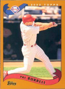 #545 Pat Burrell - Philadelphia Phillies - 2002 Topps Baseball