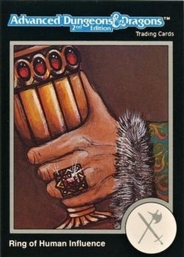 #545 Ring of Human Influence - 1991 TSR Advanced Dungeons & Dragons - Silver