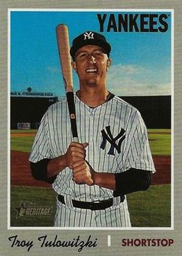 #545c Troy Tulowitzki - New York Yankees - 2019 Topps Heritage Baseball
