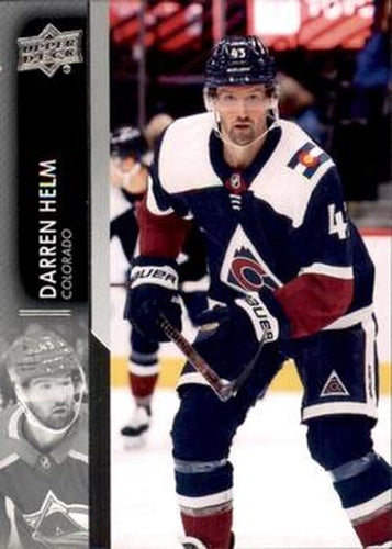 #546 Darren Helm - Colorado Avalanche - 2021-22 Upper Deck Hockey