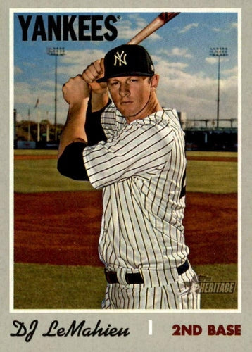 #546 DJ LeMahieu - New York Yankees - 2019 Topps Heritage Baseball