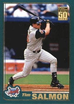 #546 Tim Salmon - Anaheim Angels - 2001 Topps Baseball