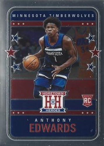 #546 Anthony Edwards - Minnesota Timberwolves - 2020-21 Panini Chronicles Basketball