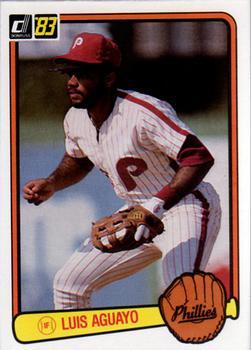 #546 Luis Aguayo - Philadelphia Phillies - 1983 Donruss Baseball
