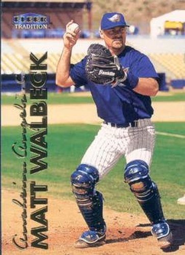 #546 Matt Walbeck - Anaheim Angels - 1999 Fleer Tradition Baseball