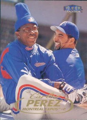 #546 Carlos Perez - Montreal Expos - 1998 Fleer Tradition Baseball