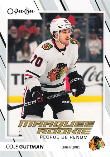 #547 Cole Guttman - Chicago Blackhawks - 2023-24 O-Pee-Chee Hockey