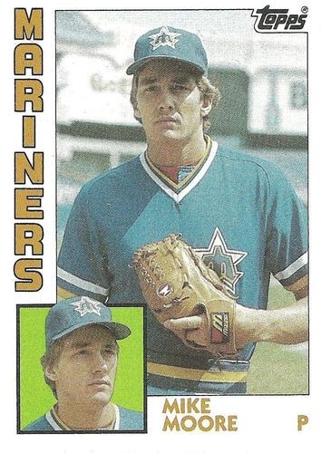 #547 Mike Moore - Seattle Mariners - 1984 Topps Baseball