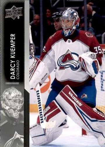 #547 Darcy Kuemper - Colorado Avalanche - 2021-22 Upper Deck Hockey