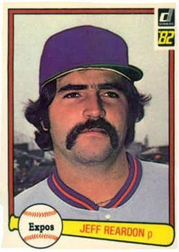 #547 Jeff Reardon - Montreal Expos - 1982 Donruss Baseball